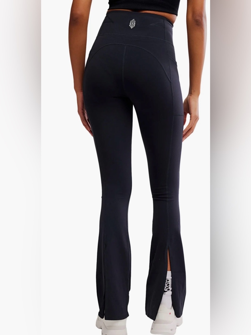 Free People Movement NWT Women Black Never Better Flare Leggings Size XL - Picture 2 of 16